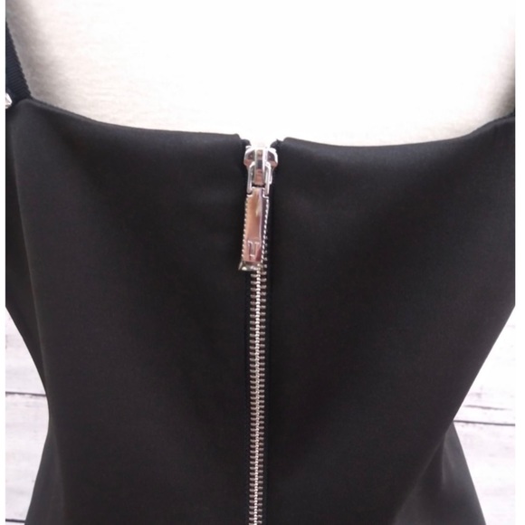 Ted Baker Rhinestone embellished strap black dress - Picture 9 of 12